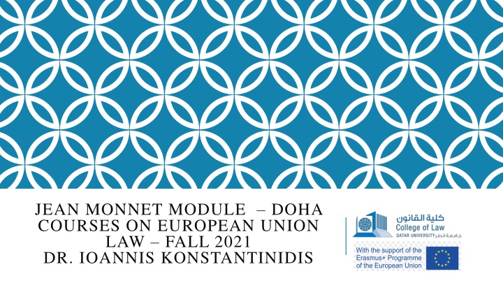 jean monnet module doha courses on european union