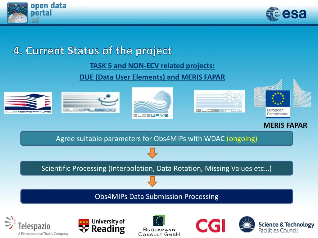 4 current status of the project 1