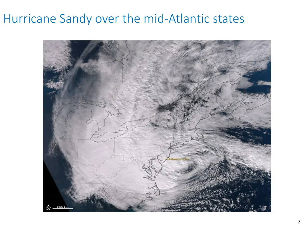 hurricane sandy over the mid atlantic states