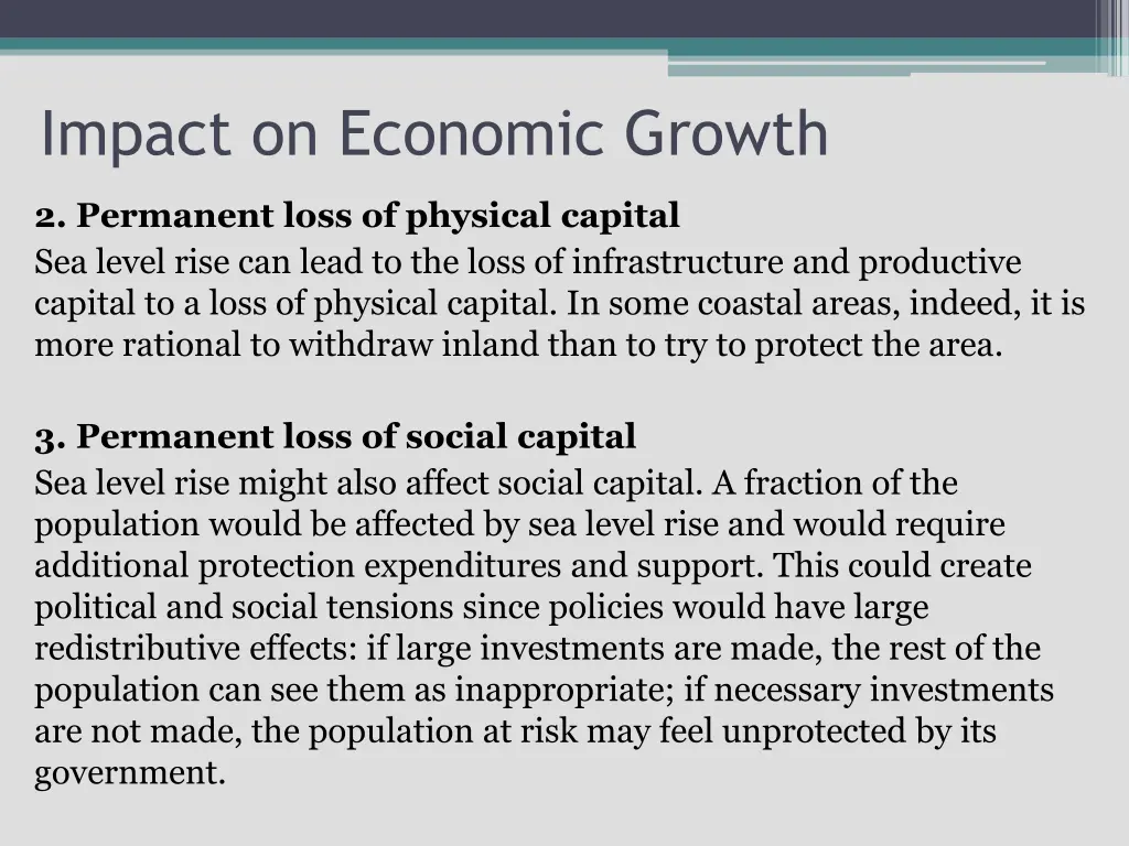 impact on economic growth 1