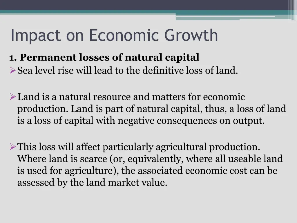 impact on economic growth