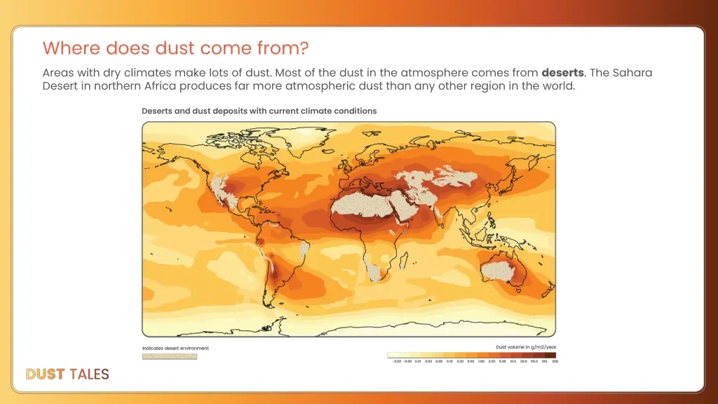 where does dust come from areas with dry climates 1