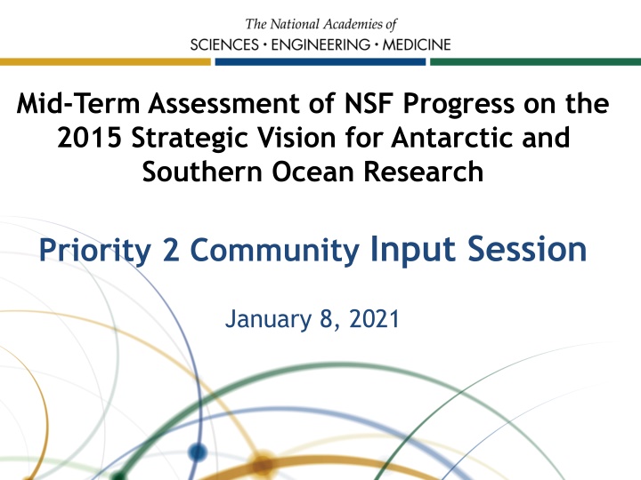 mid term assessment of nsf progress on the 2015