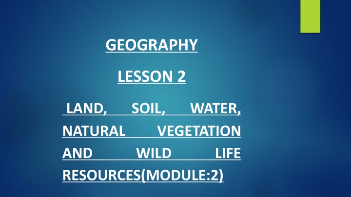 geography