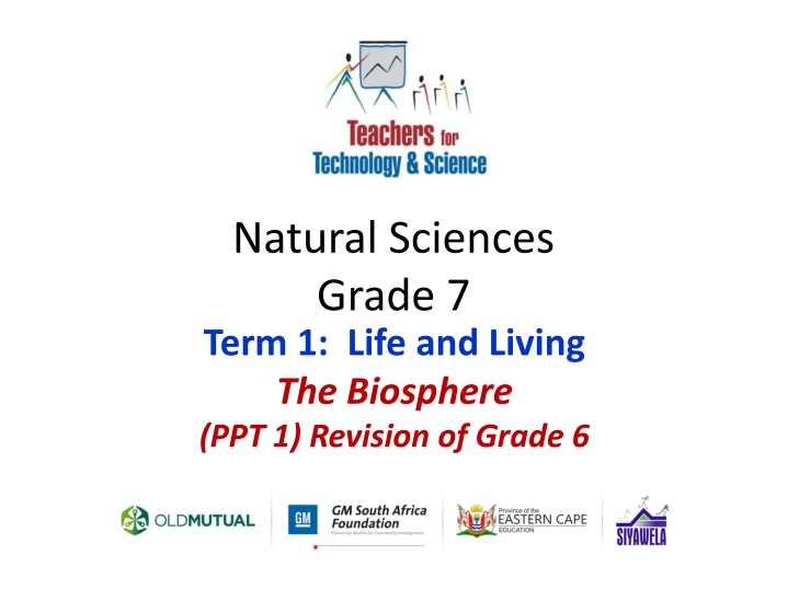 natural sciences grade 7 term 1 life and living