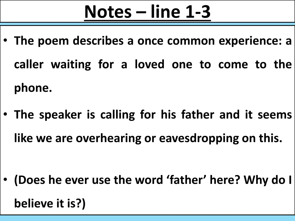 notes line 1 3