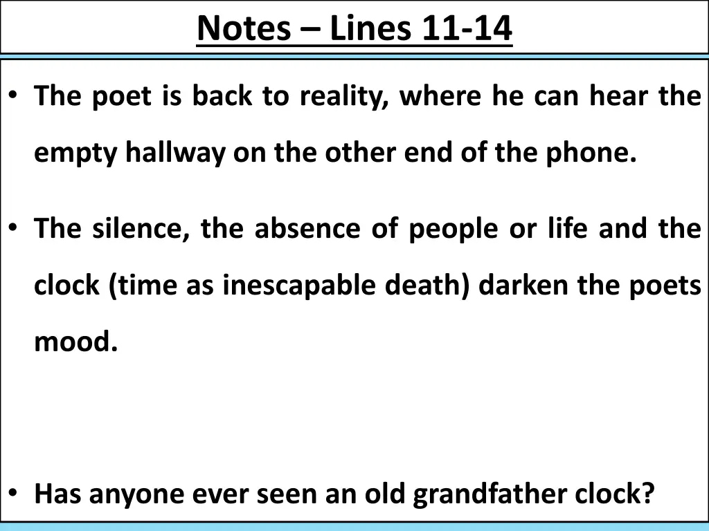 notes lines 11 14