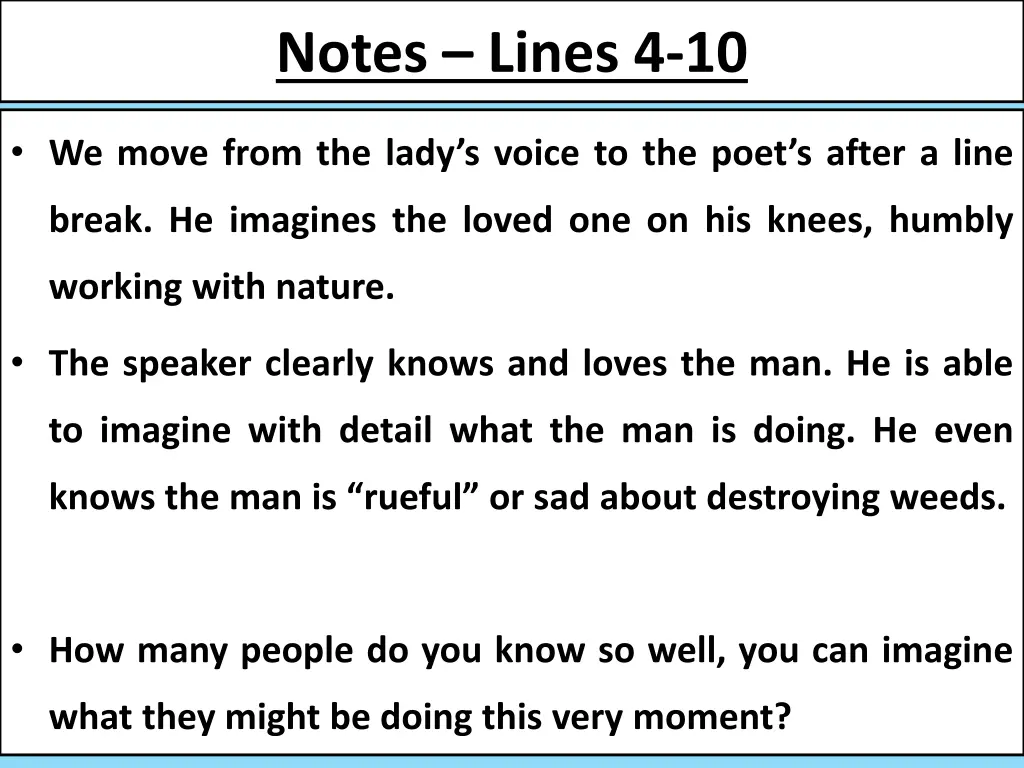 notes lines 4 10