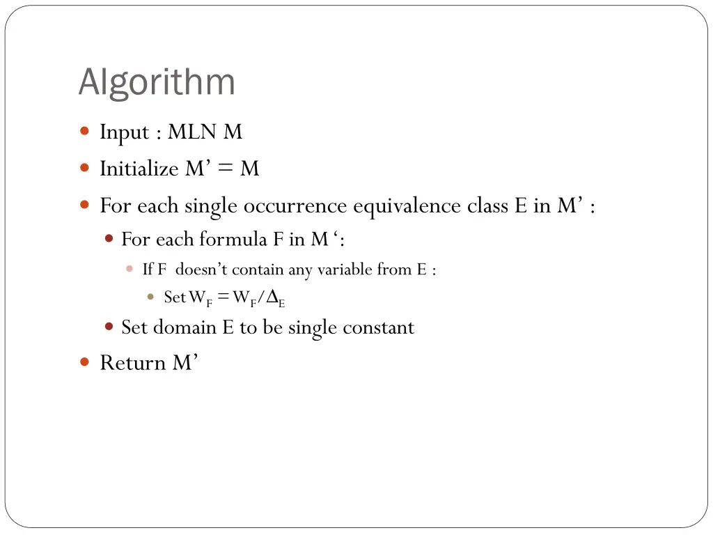 algorithm