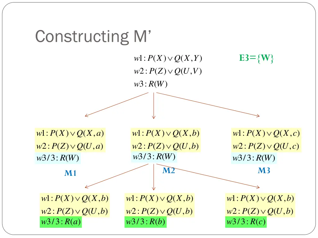 constructing m 5