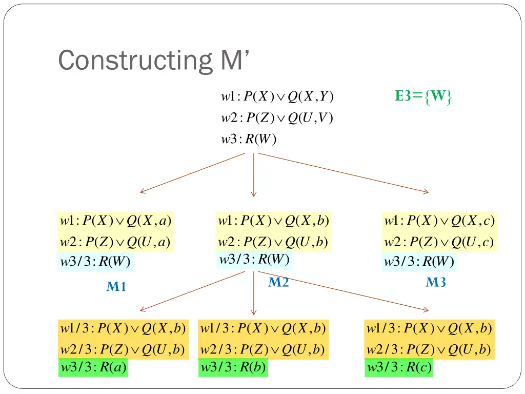 constructing m 6