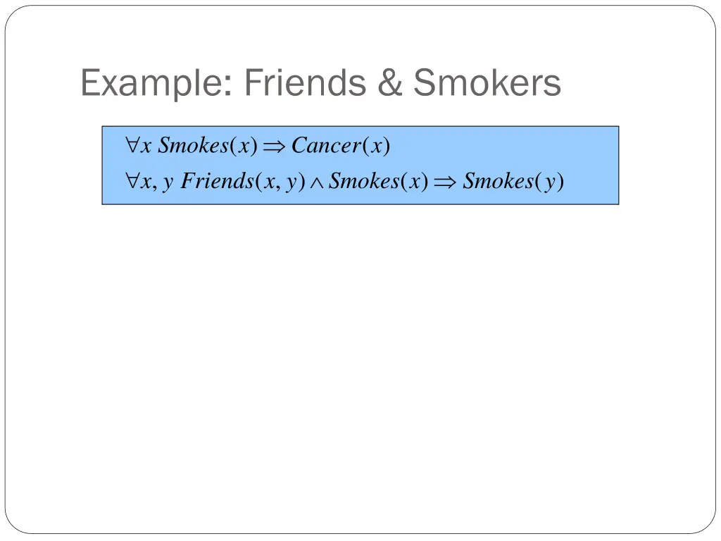 example friends smokers