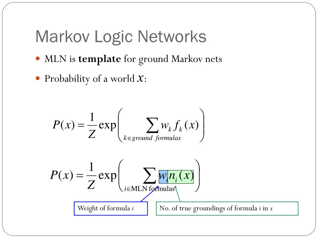 markov logic networks