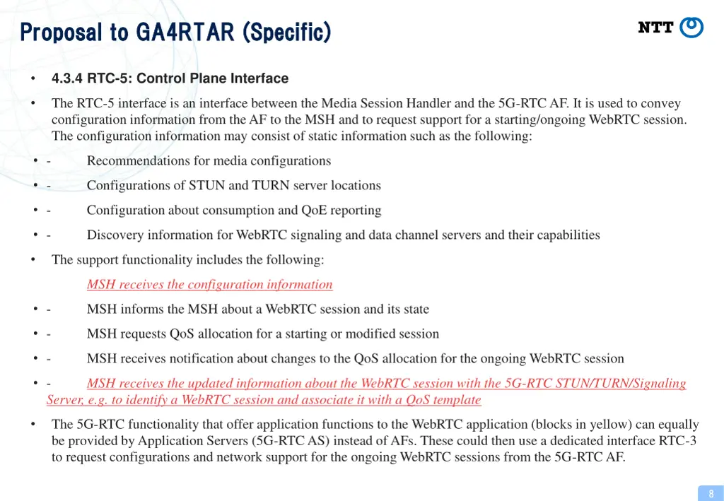 proposal to ga4rtar specific proposal to ga4rtar