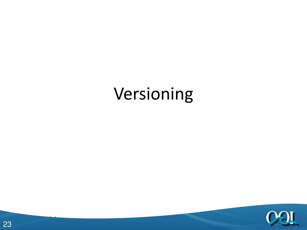 versioning