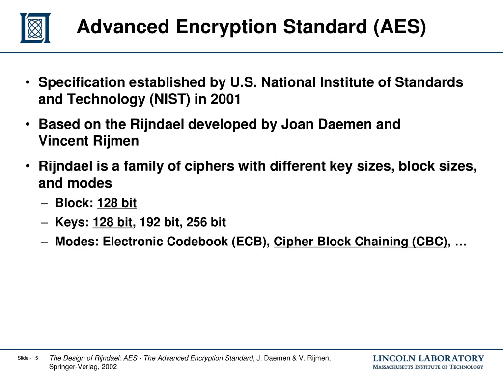 advanced encryption standard aes