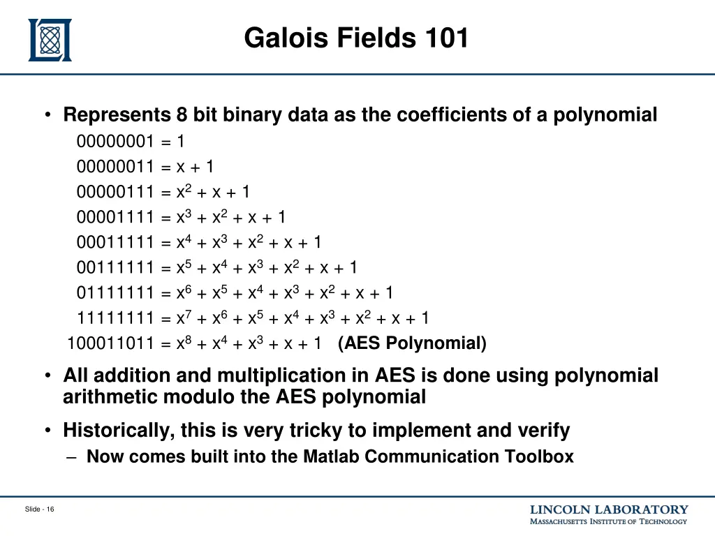 galois fields 101