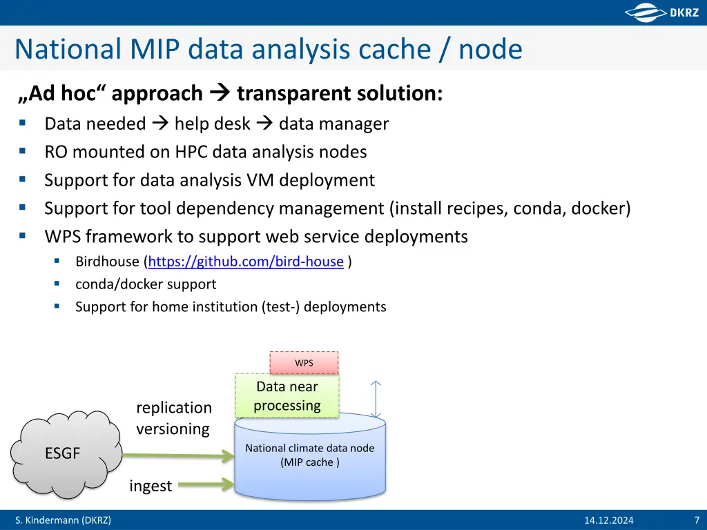 national mip data analysis cache node