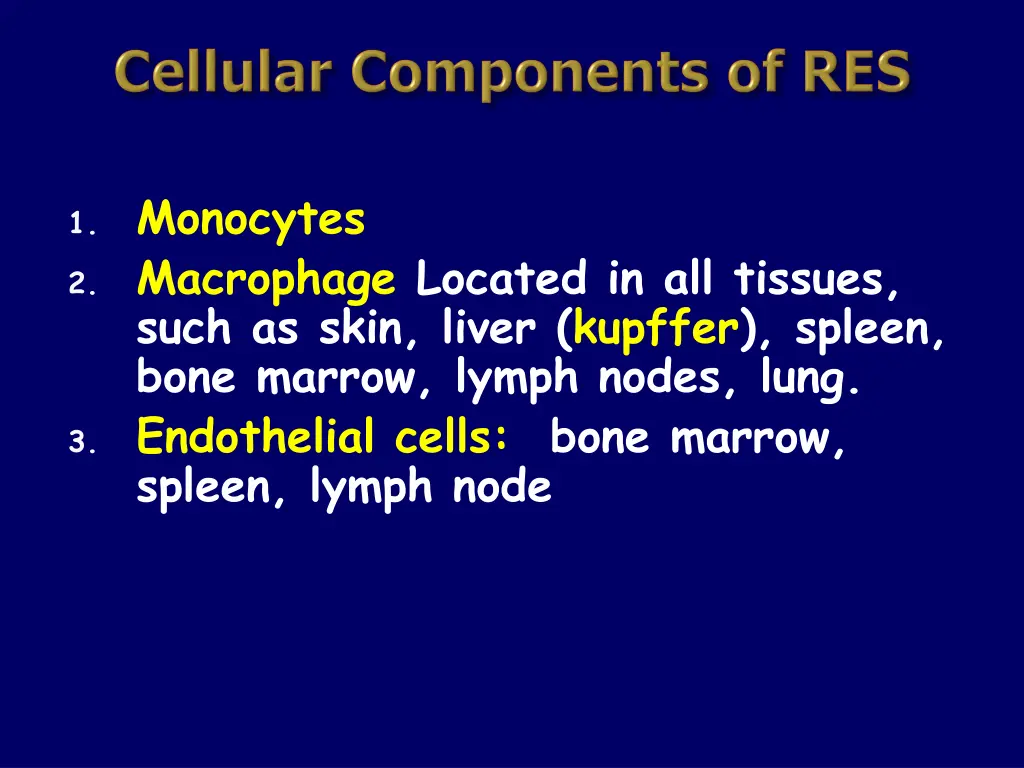 1 monocytes 2 macrophage located in all tissues