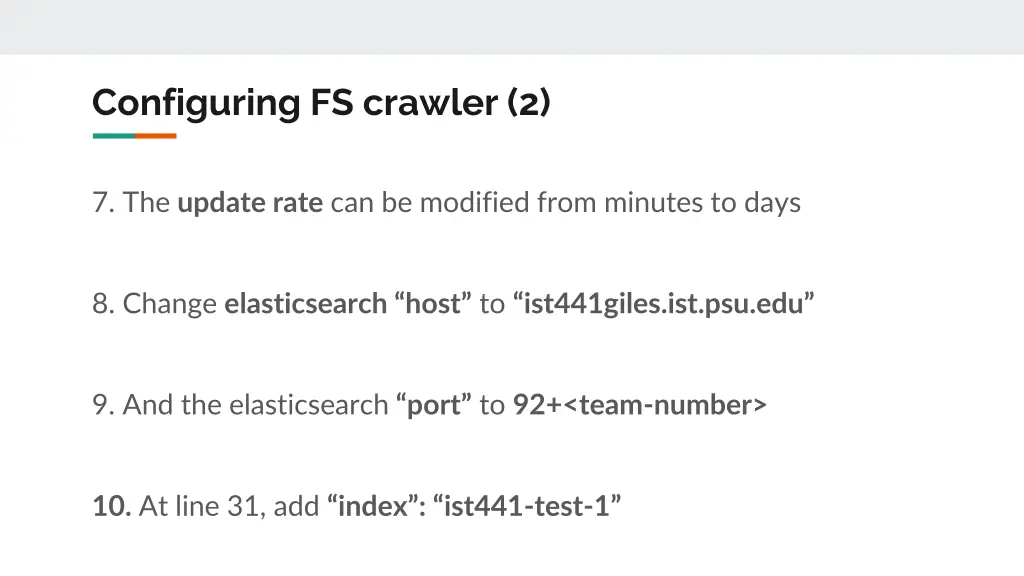 configuring fs crawler 2