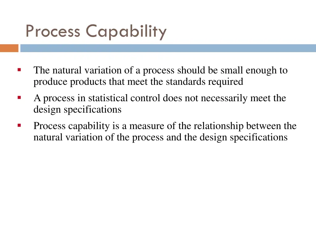 process capability 1