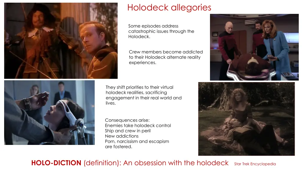 holodeck allegories