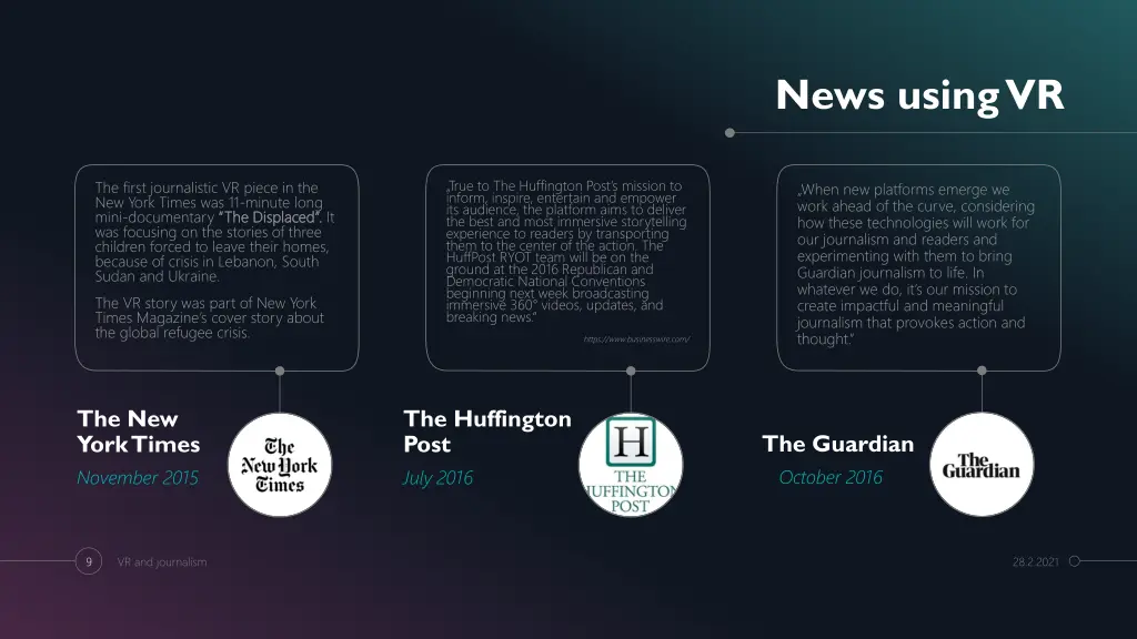 news usingvr