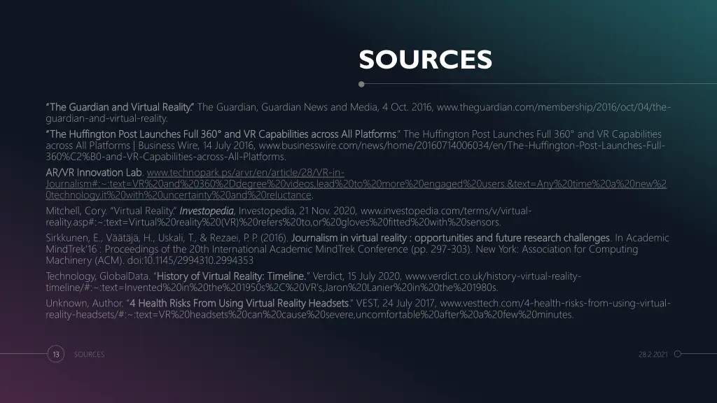 sources