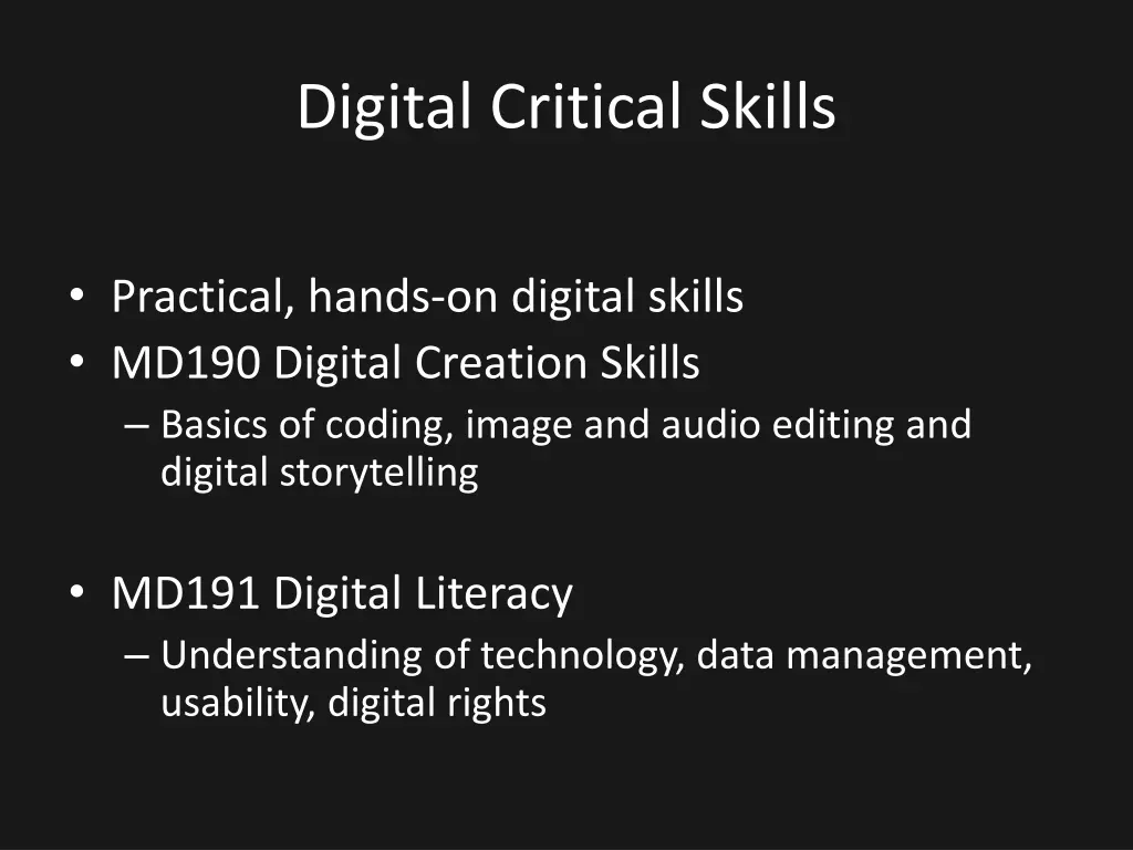 digital critical skills