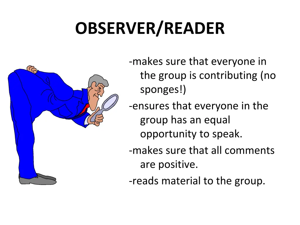 observer reader