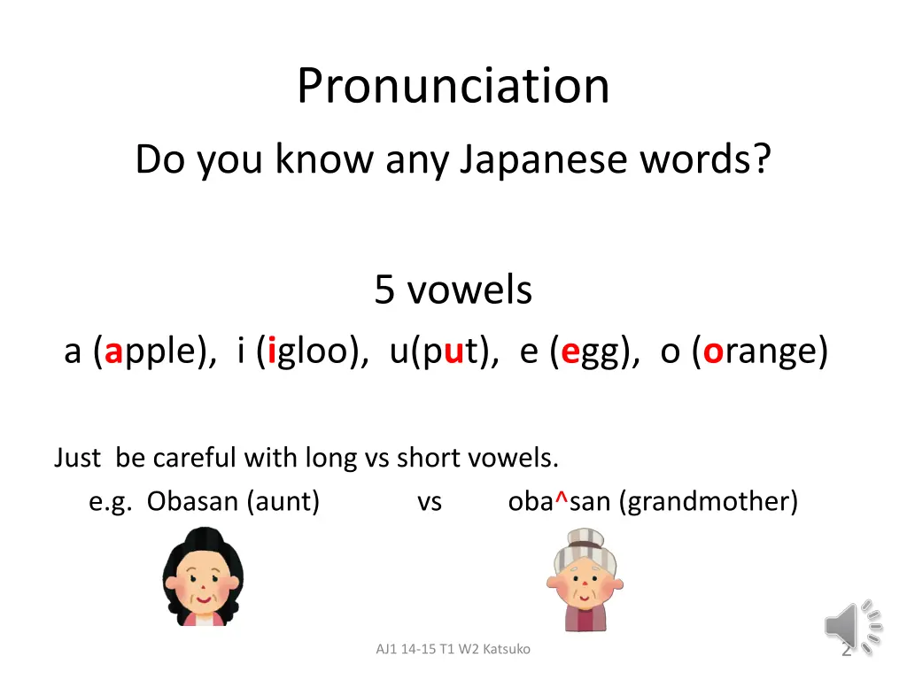 pronunciation