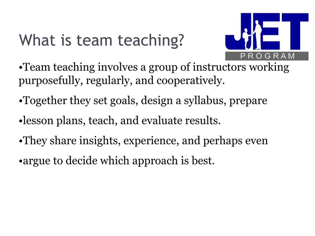 what is team teaching