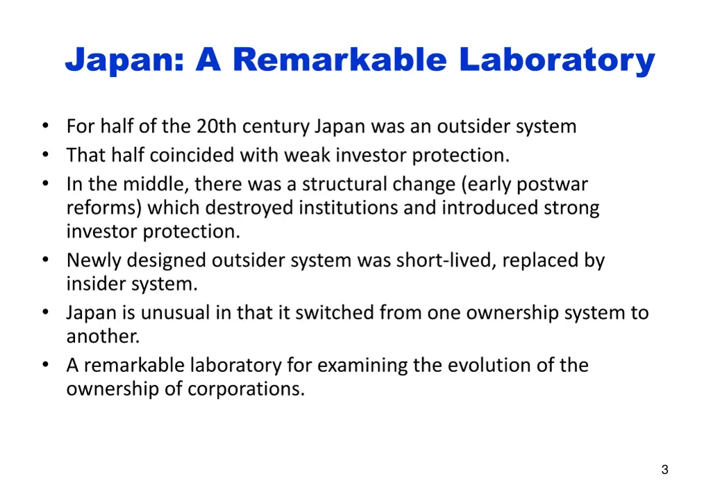 japan a remarkable laboratory