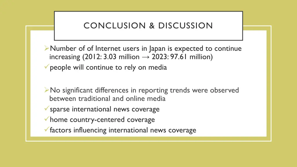 conclusion discussion