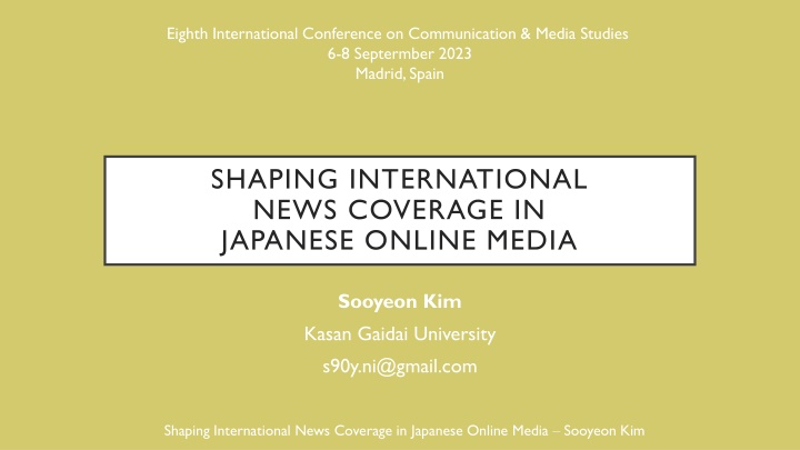 eighth international conference on communication