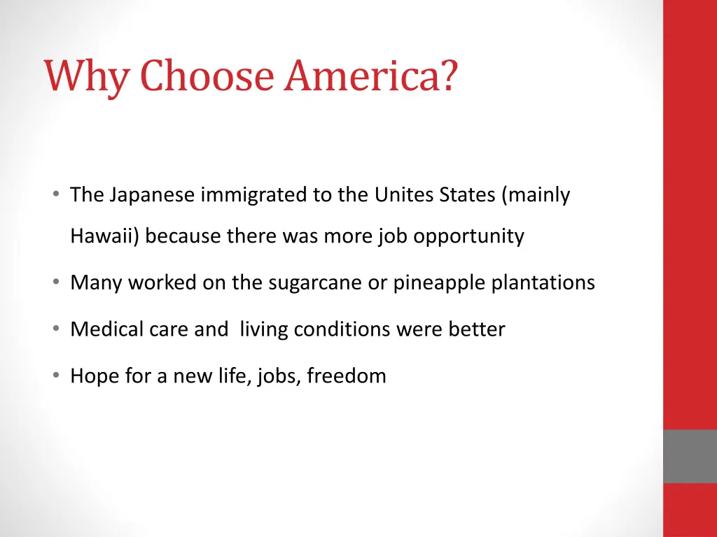 why choose america