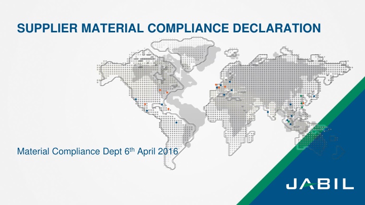 supplier material compliance declaration