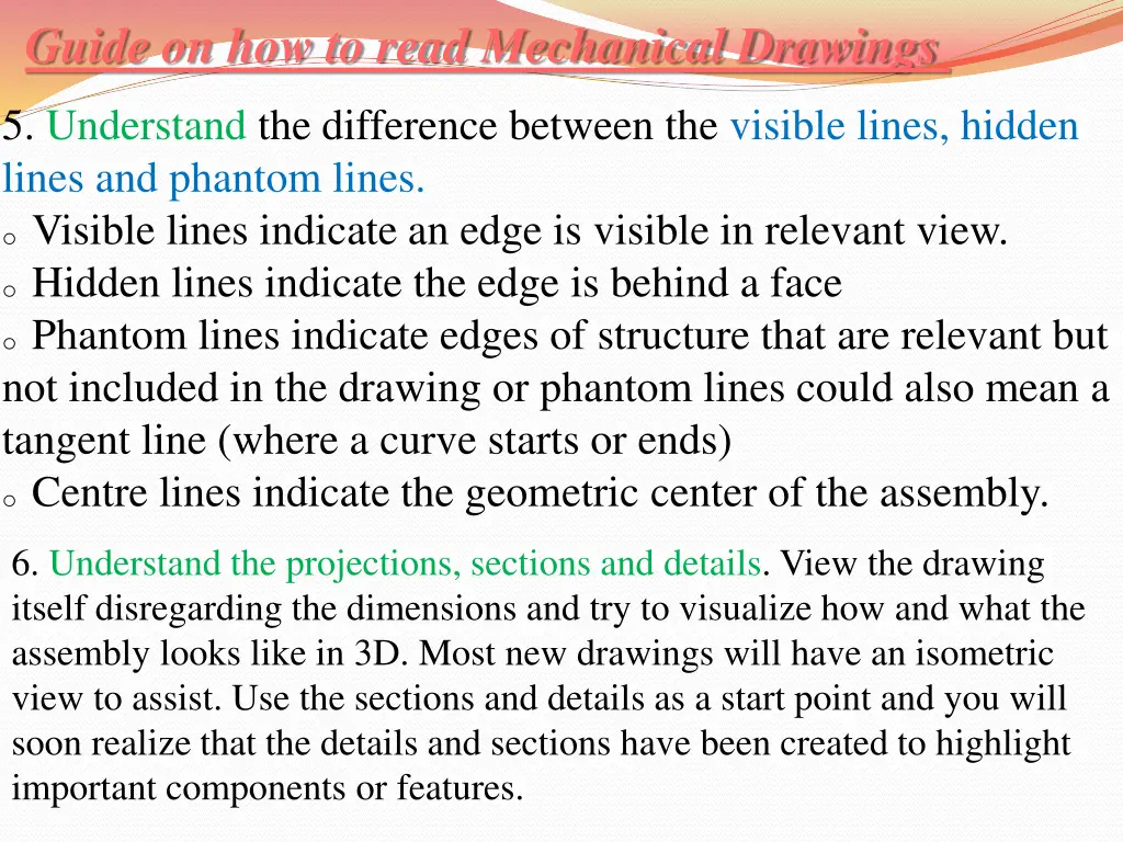 guide on how to read mechanical drawings 2