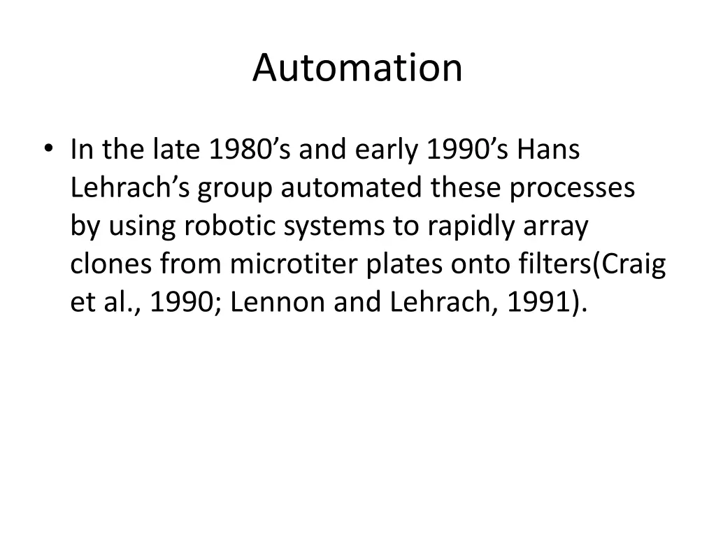 automation