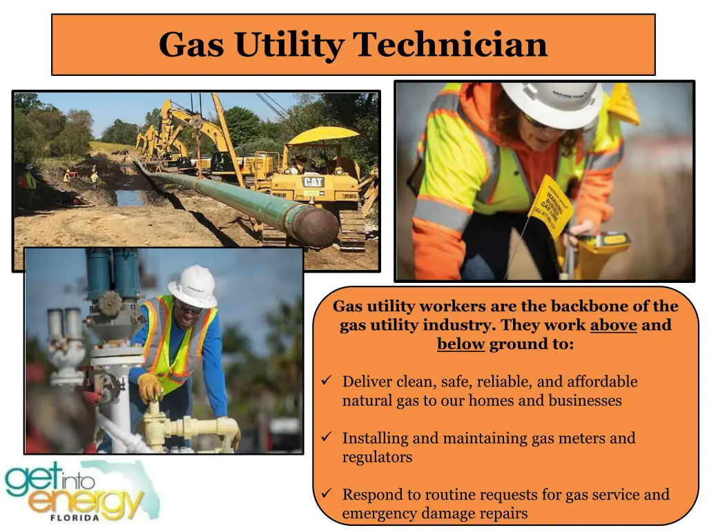 gas utility technician