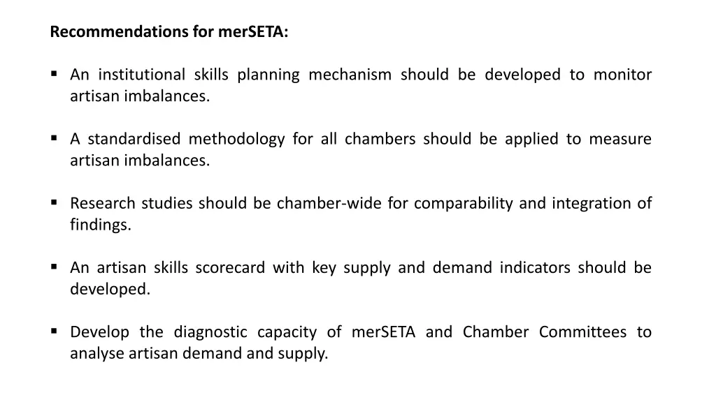 recommendations for merseta