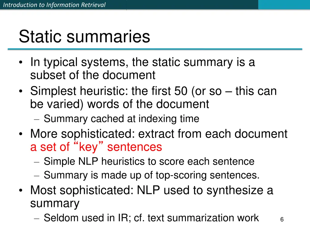 introduction to information retrieval 5