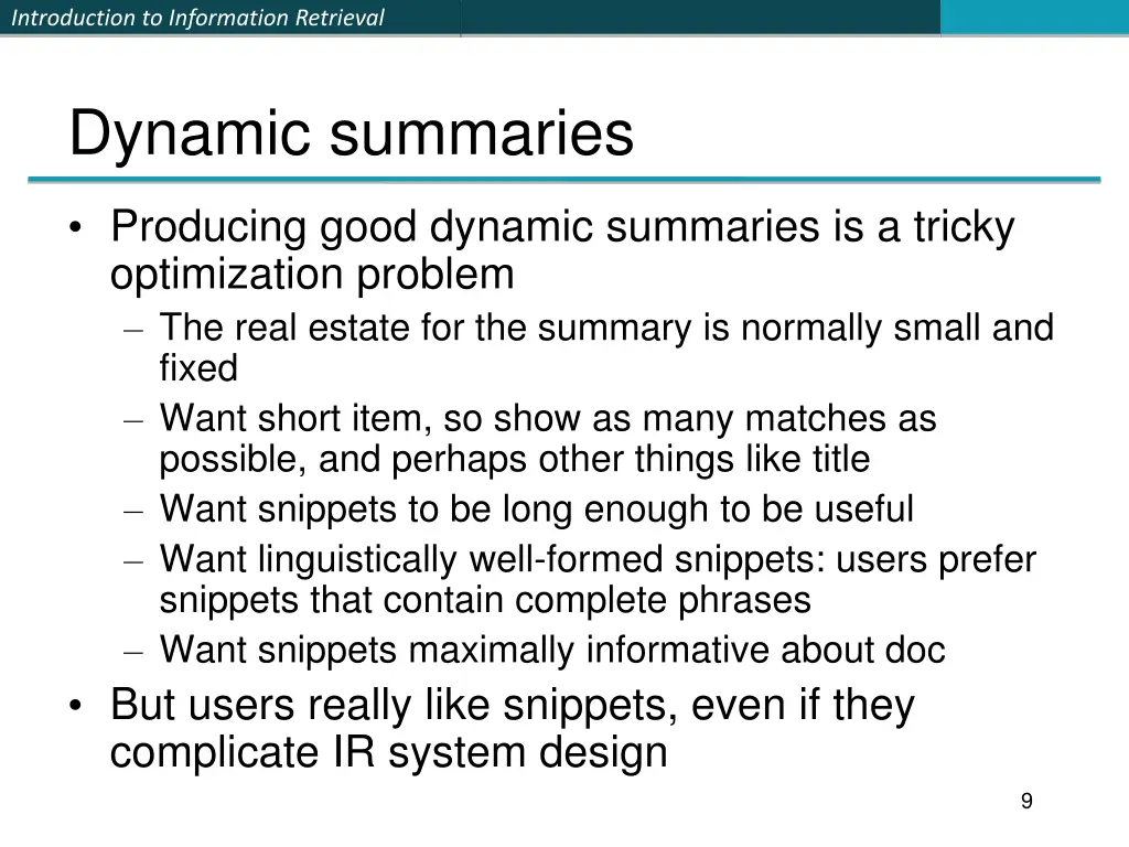 introduction to information retrieval 8