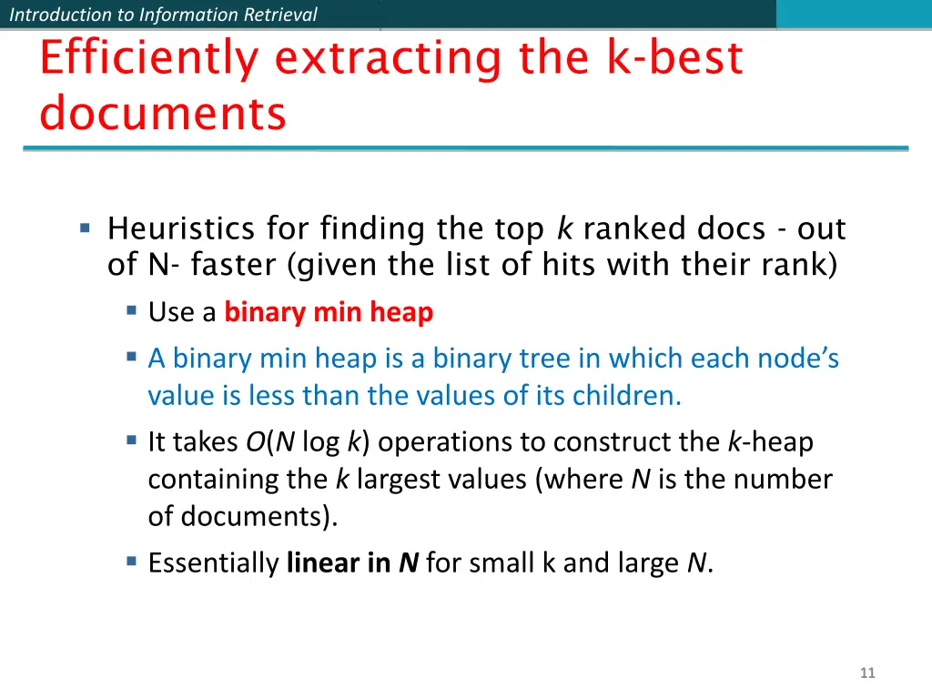 introduction to information retrieval efficiently