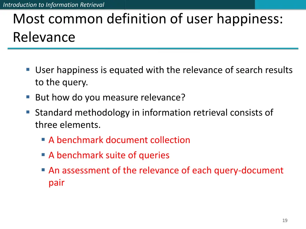 introduction to information retrieval most common