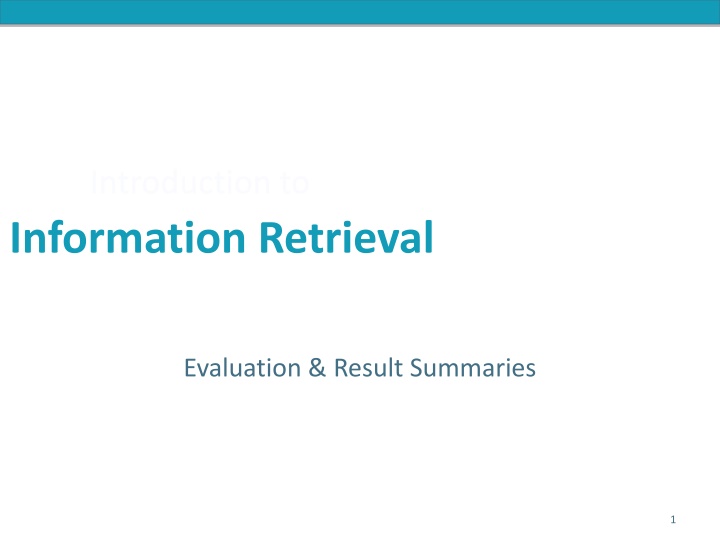 introduction to information retrieval