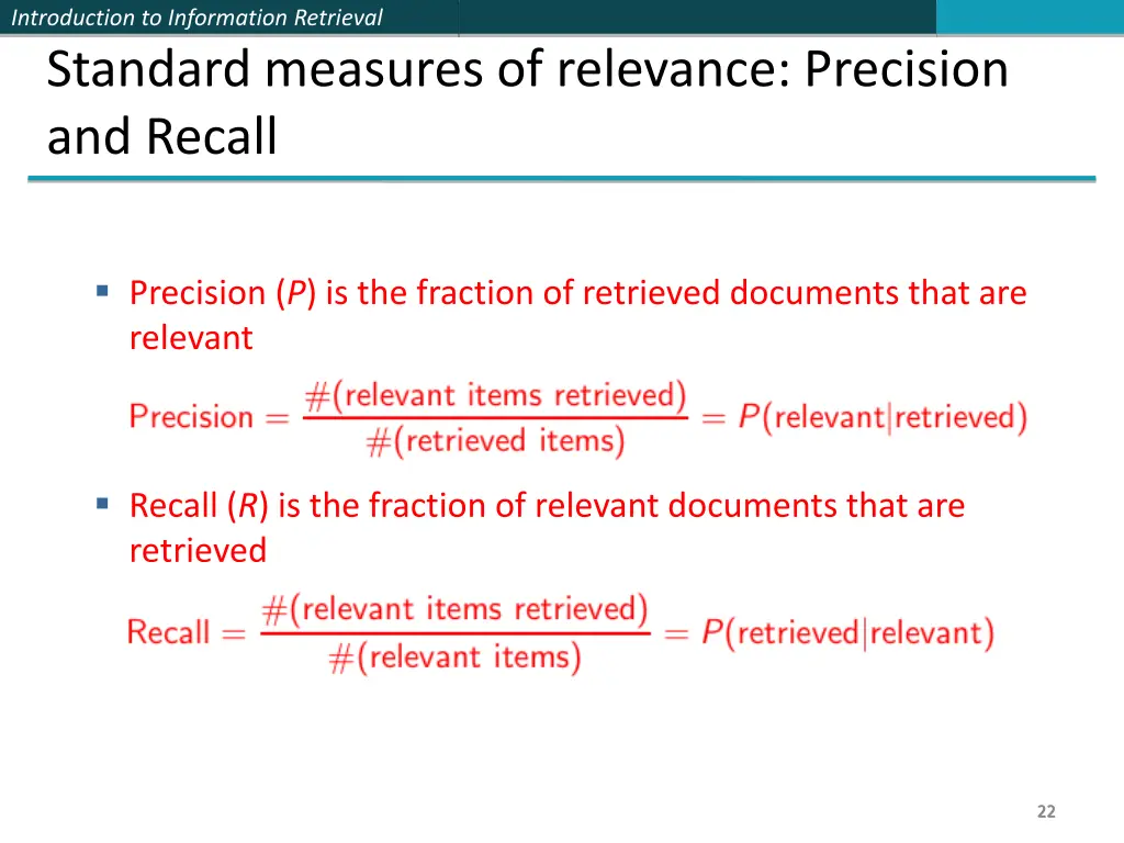 introduction to information retrieval standard