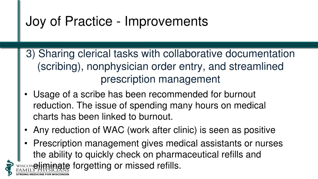 joy of practice improvements 2