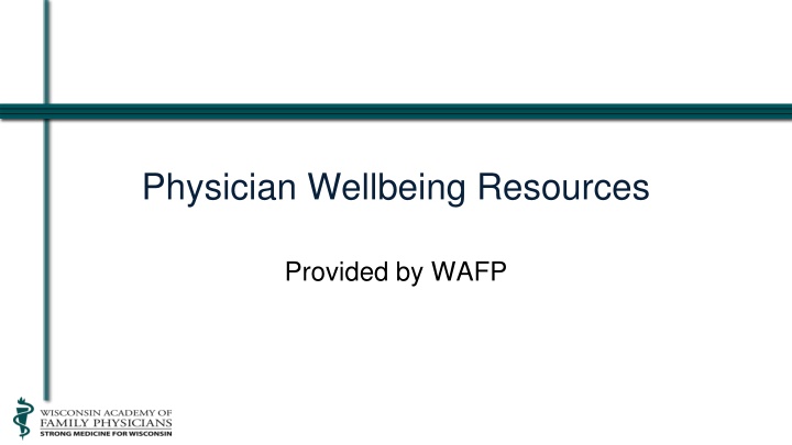 physician wellbeing resources