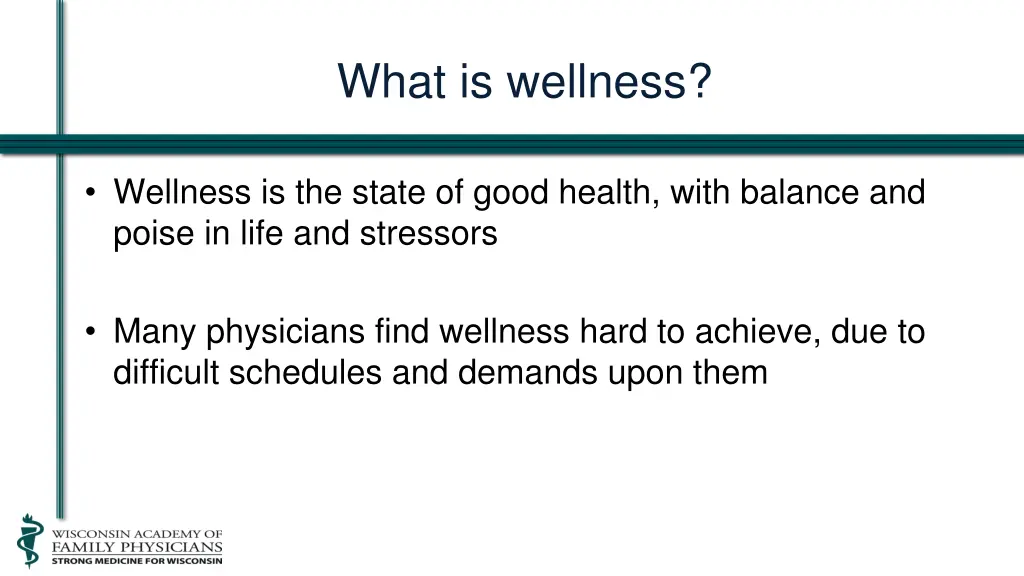 what is wellness